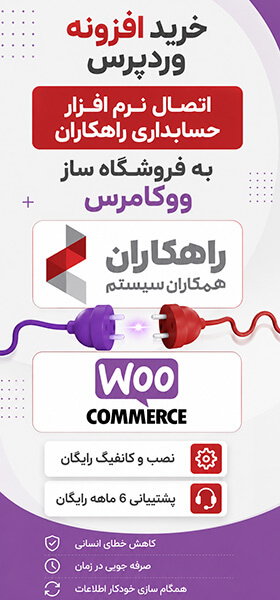 افزونه اتصال نرم افزار حسابداری راهکارن به وب سایت و وردپرس